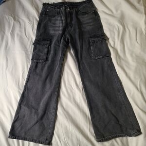 Womens Black Cargo Pants